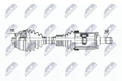 Drive Shaft NTY NPW-BM-177