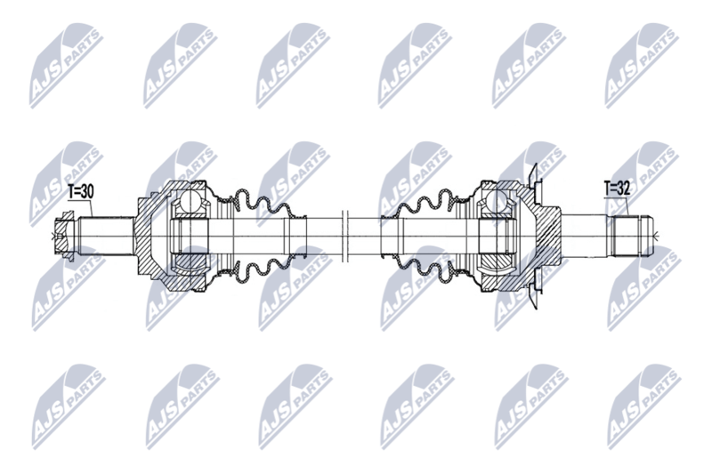 NTY NPW-BM-231 Drive Shaft