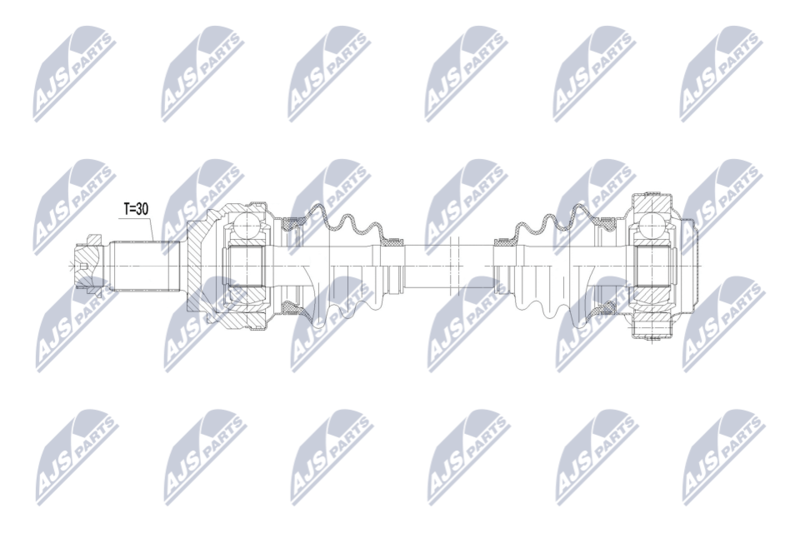 NTY NPW-BM-233 Drive Shaft