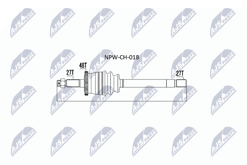 NTY NPW-CH-018 Drive Shaft