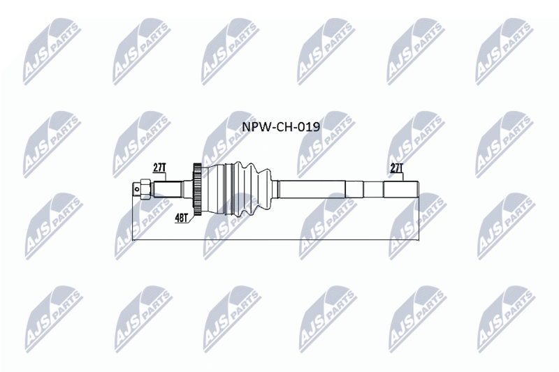 NTY NPW-CH-019 Drive Shaft