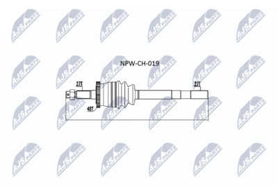 Drive Shaft NTY NPW-CH-019