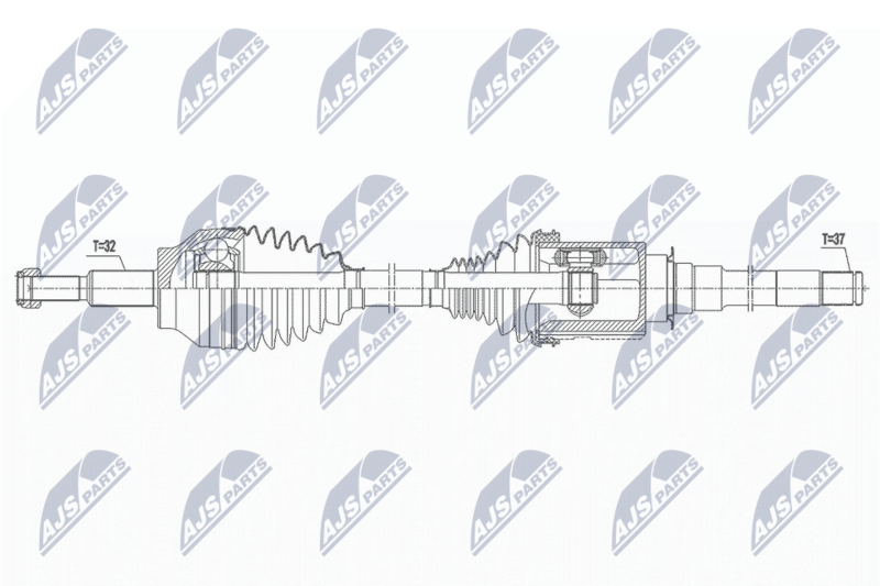NTY NPW-CH-031 Drive Shaft
