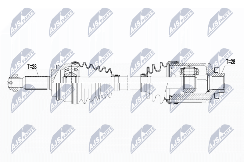 NTY NPW-CH-054 Drive Shaft