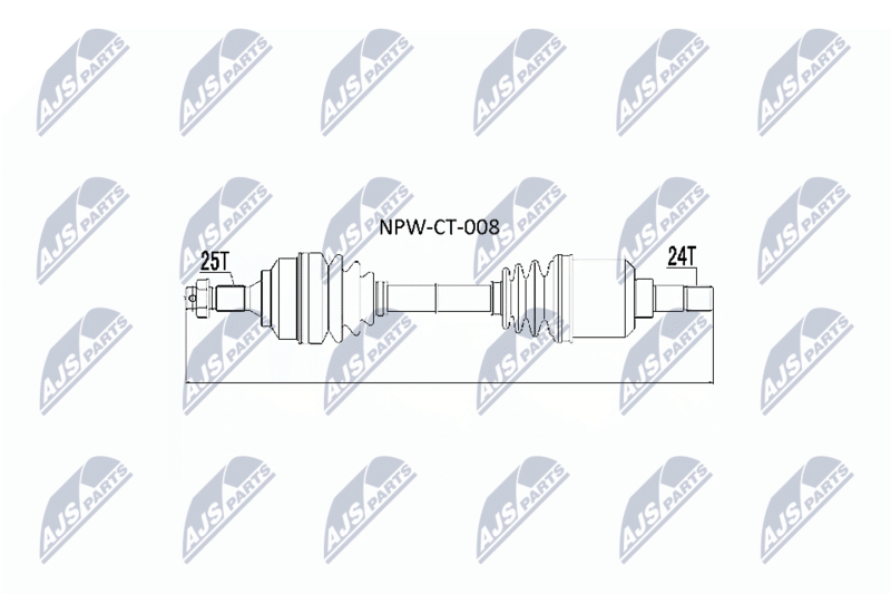 NTY NPW-CT-008 Drive Shaft