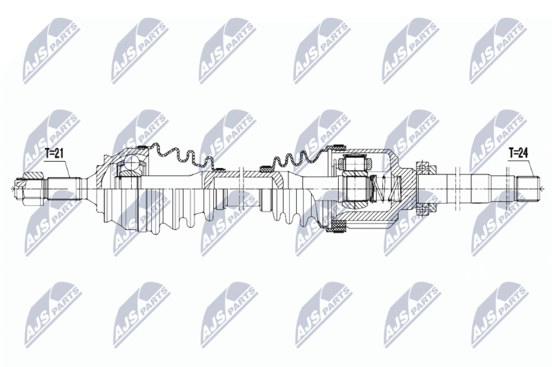 NTY NPW-CT-057 Drive Shaft