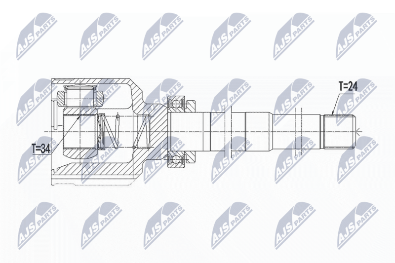 NTY NPW-CT-058 Joint Kit, drive shaft