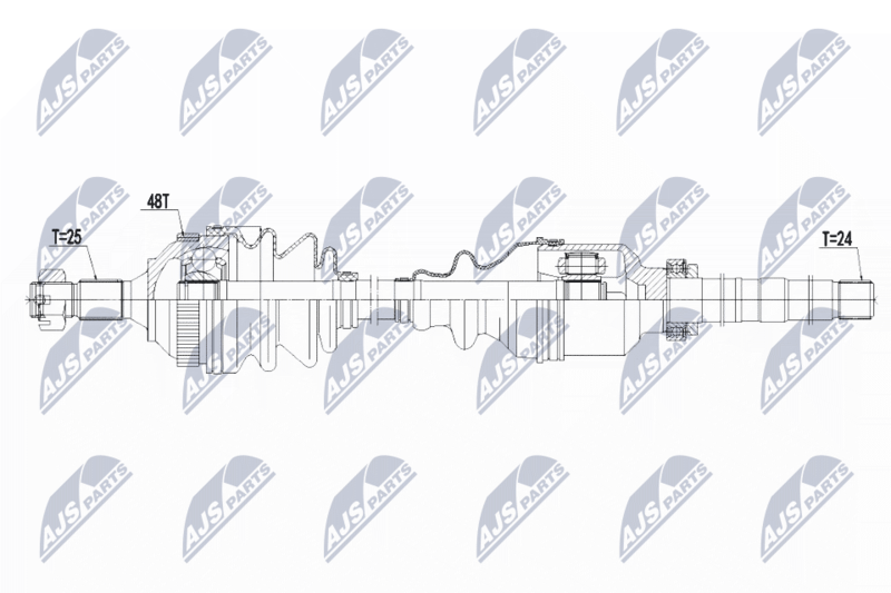 NTY NPW-CT-059 Drive Shaft