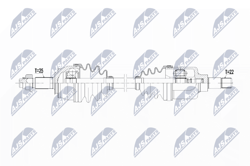 NTY NPW-CT-069 Drive Shaft