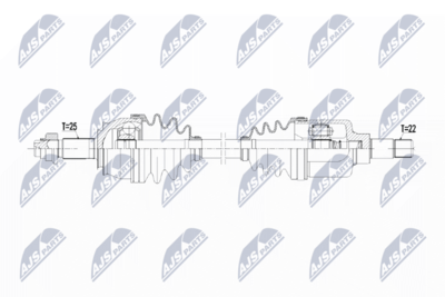 Drive Shaft NTY NPW-CT-069
