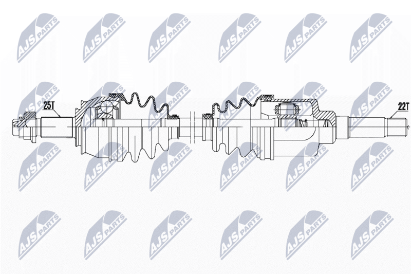 NTY NPW-CT-071 Drive Shaft
