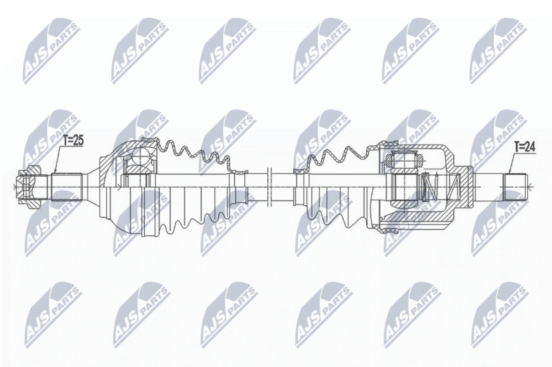 NTY NPW-CT-103 Drive Shaft