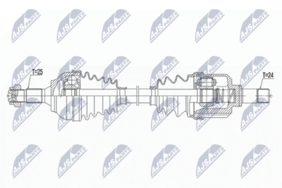 Drive Shaft NTY NPW-CT-103