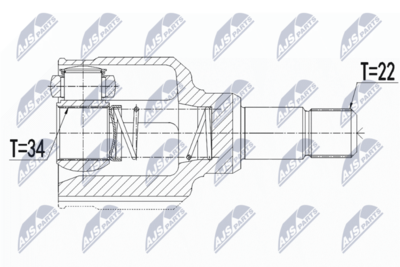 Joint Kit, drive shaft NTY NPW-CT-116