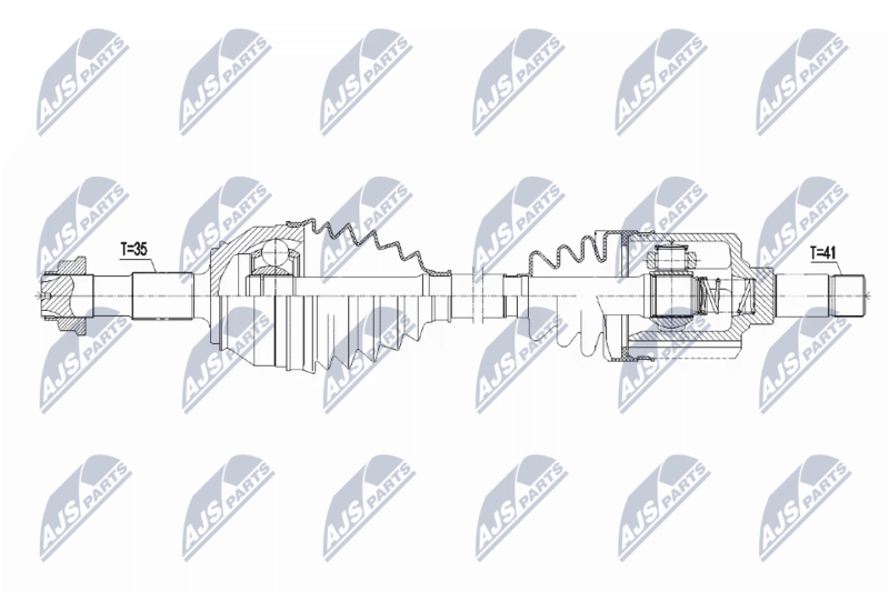 NTY NPW-CT-117 Drive Shaft