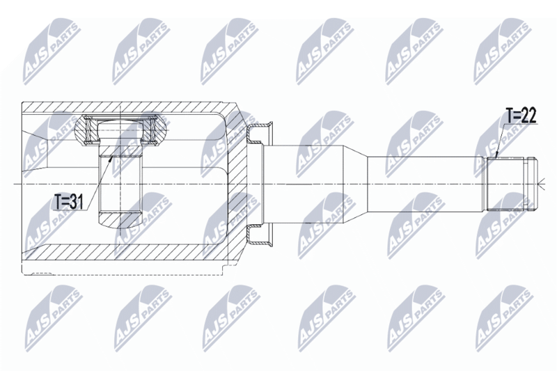 NTY NPW-DW-030 Joint Kit, drive shaft