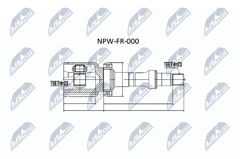NTY NPW-FR-000 Joint Kit, drive shaft