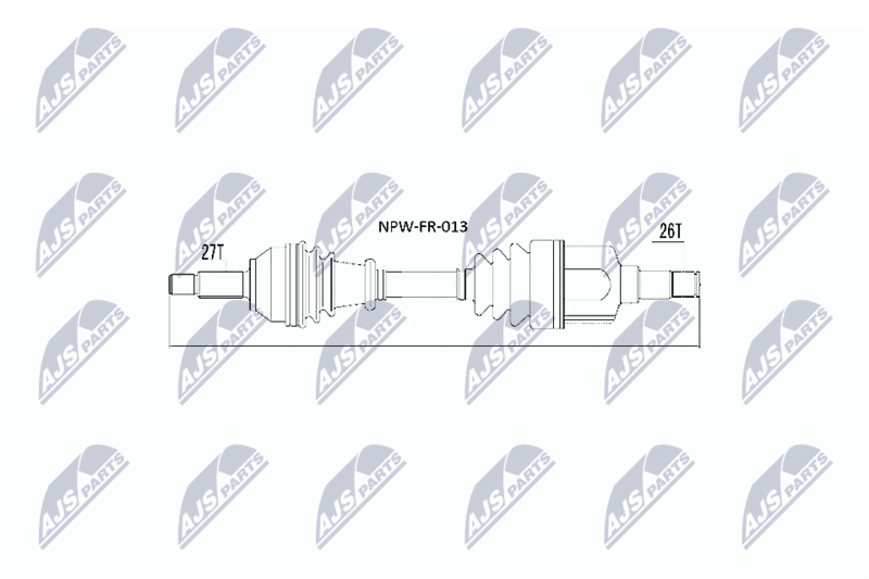 NTY NPW-FR-013 Drive Shaft