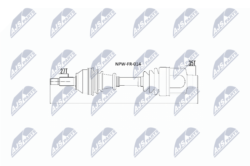 NTY NPW-FR-014 Drive Shaft