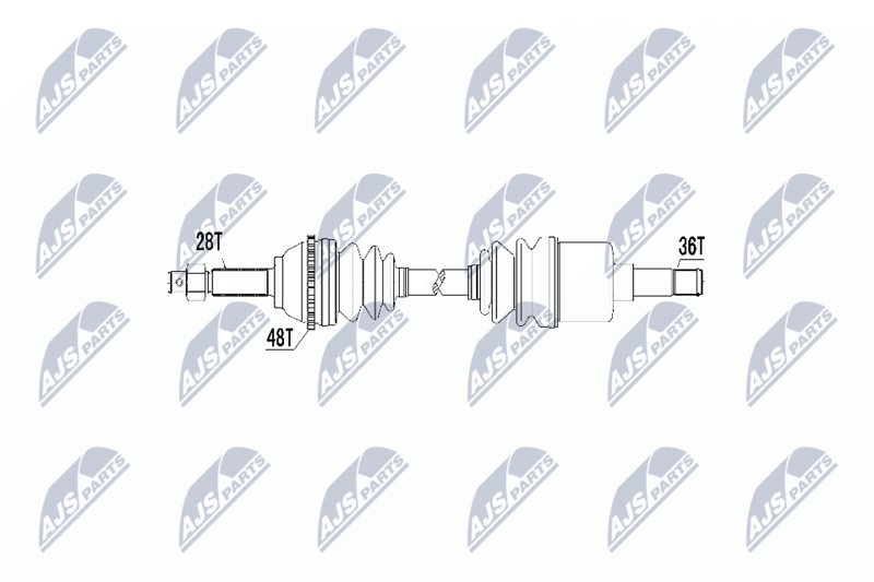 NTY NPW-FR-031 Drive Shaft