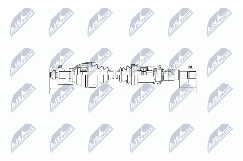 NTY NPW-FR-056 Drive Shaft