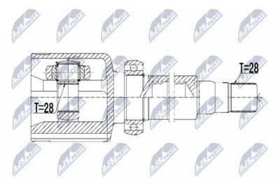 Joint Kit, drive shaft NTY NPW-FR-069