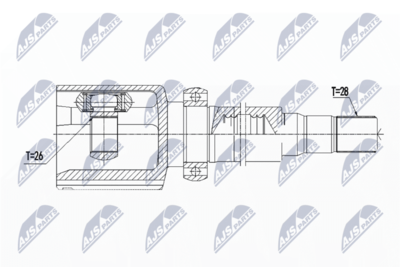 Joint Kit, drive shaft NTY NPW-FR-085