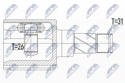 Joint Kit, drive shaft NTY NPW-FR-091