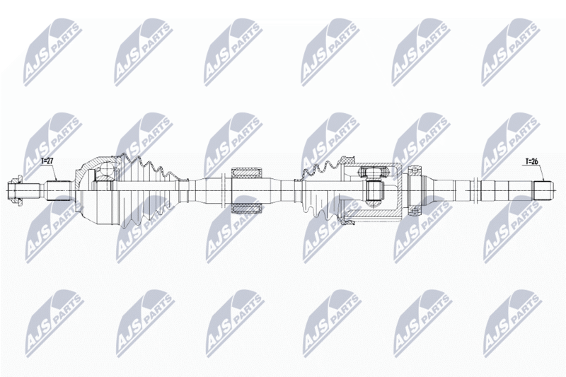 NTY NPW-FR-107 Drive Shaft