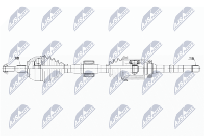 Drive Shaft NTY NPW-FR-107