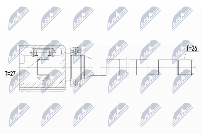 NTY NPW-FR-108 Joint Kit, drive shaft