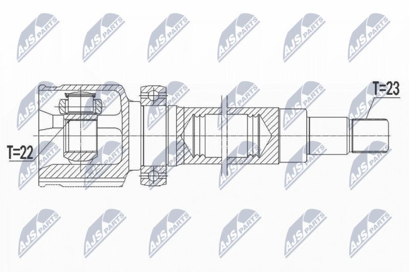 NTY NPW-FR-112 Joint Kit, drive shaft