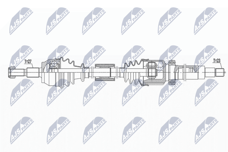 NTY NPW-FR-113 Drive Shaft