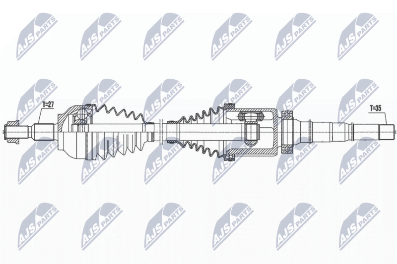 NTY NPW-FR-135 Drive Shaft