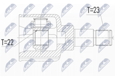 Joint Kit, drive shaft NTY NPW-FR-144