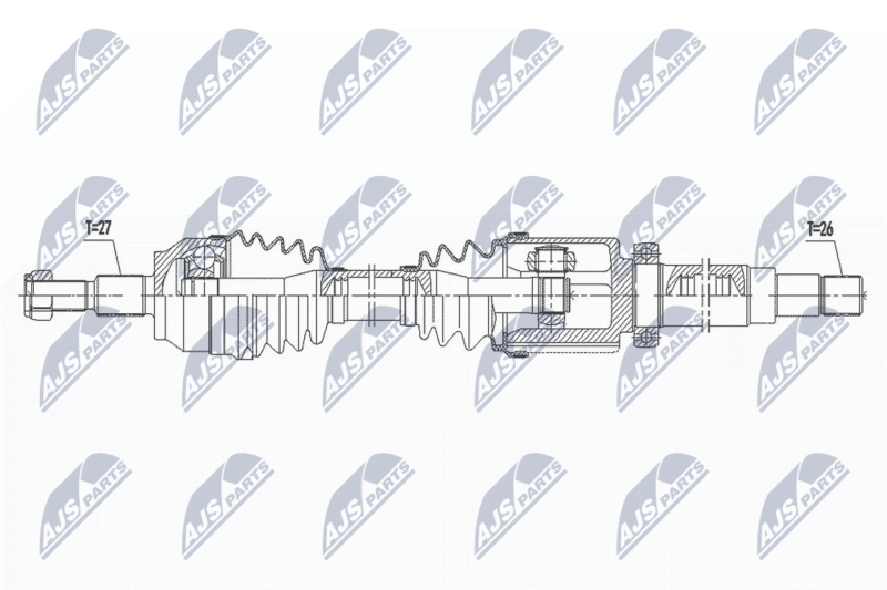 NTY NPW-FR-145 Drive Shaft