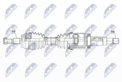 Drive Shaft NTY NPW-FR-145