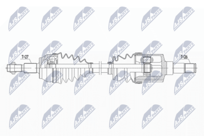 Drive Shaft NTY NPW-FR-147