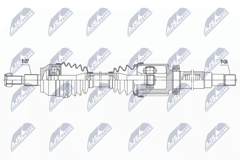 NTY NPW-FR-163 Drive Shaft