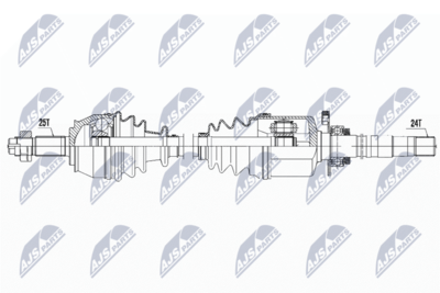 Drive Shaft NTY NPW-FT-020