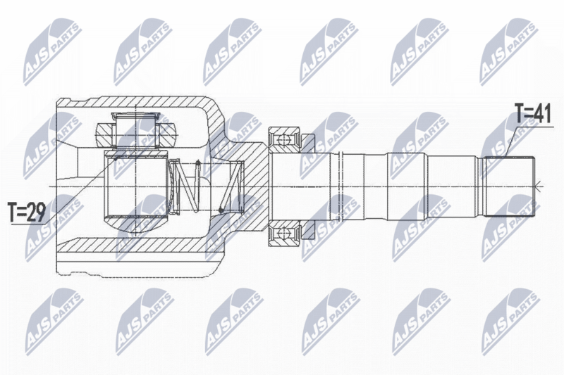 NTY NPW-FT-040 Joint Kit, drive shaft