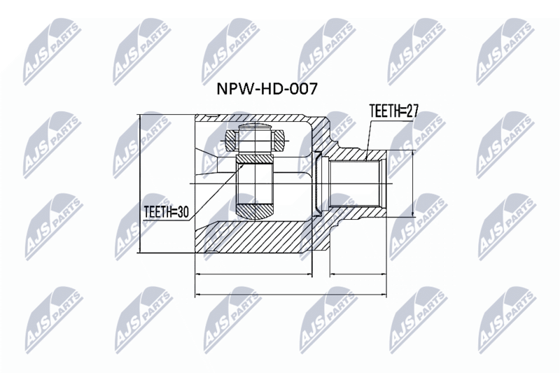 NTY NPW-HD-007 Joint Kit, drive shaft