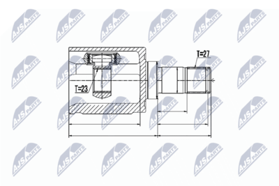 Joint Kit, drive shaft NTY NPW-HD-015
