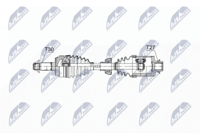 Drive Shaft NTY NPW-HD-058