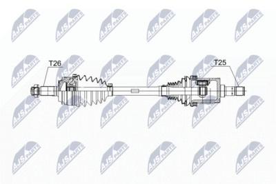 Drive Shaft NTY NPW-HD-064