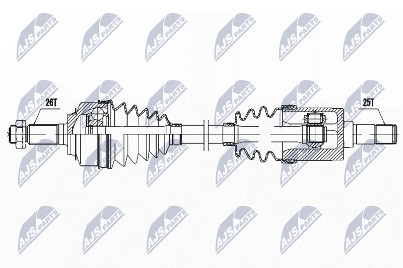 NTY NPW-HD-087 Drive Shaft