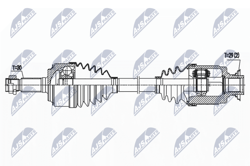 NTY NPW-HD-089 Drive Shaft