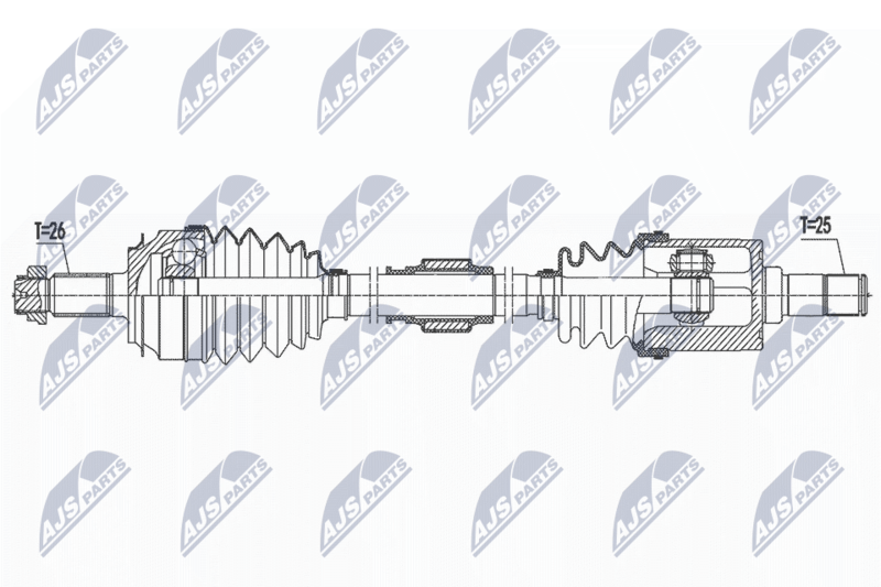 NTY NPW-HD-092 Drive Shaft