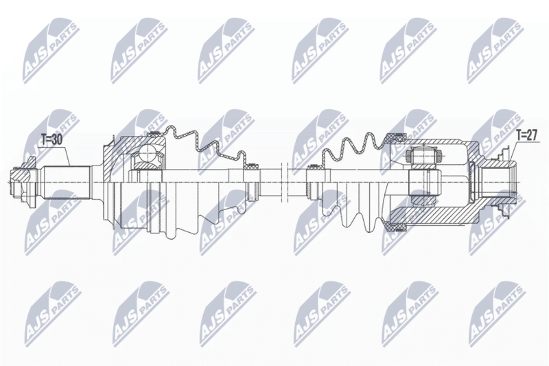 NTY NPW-HD-096 Drive Shaft