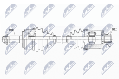 Drive Shaft NTY NPW-HD-096